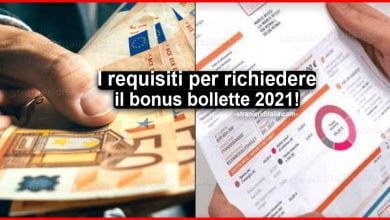 Bonus bollette 2021: ecco come ricevere lo sconto su gas, luce e molto altro