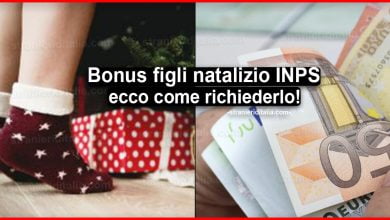 Bonus figli natalizio INPS: ecco quando e come richiederlo