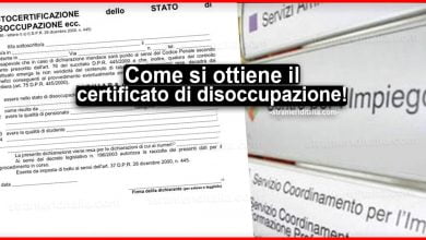 Certificato di disoccupazione: Cos'è, come si ottiene e tanto altro