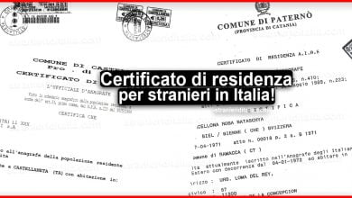 Certificato di residenza per stranieri 2021: Guida completa