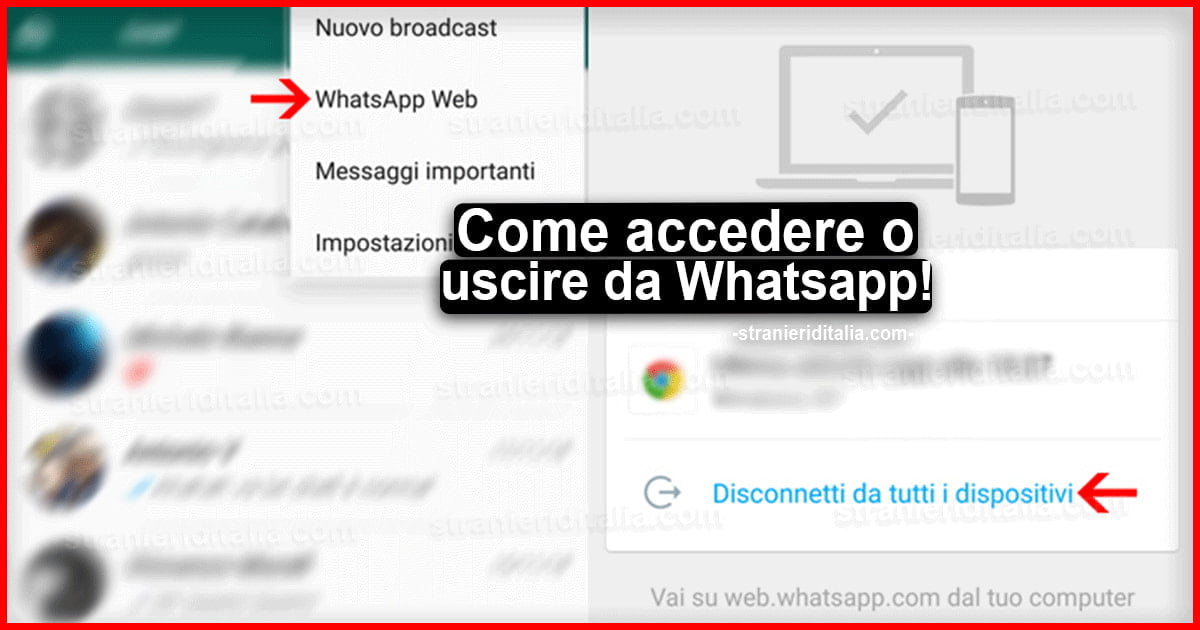 Come accedere o uscire da Whatsapp? (Guida veloce)
