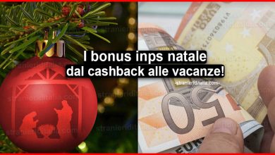 I bonus inps natale 2020, dal cashback alle vacanze