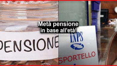 Metà pensione in base all'età! chi sarà penalizzato