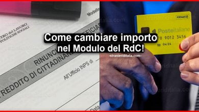 Modulo pdf del Reddito di cittadinanza: ecco come cambiare importo
