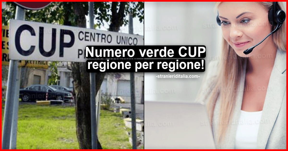 Numero verde CUP: contatti e orari per tutte le regioni d'Italia