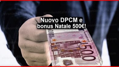 Nuovo DPCM e bonus Natale 500 euro: fine alle tasse fino ad aprile 2021
