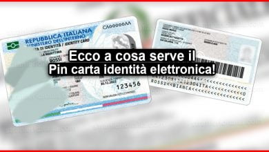 Pin carta identità elettronica a cosa serve