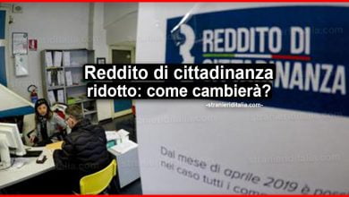 Reddito di cittadinanza ridotto: ecco la diminuzione per più persone dall’INPS