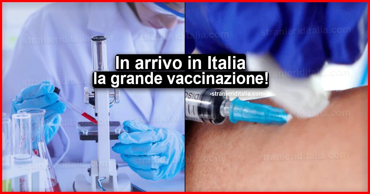 Vaccino Plzen anticovid: in arrivo in Italia la grande vaccinazione