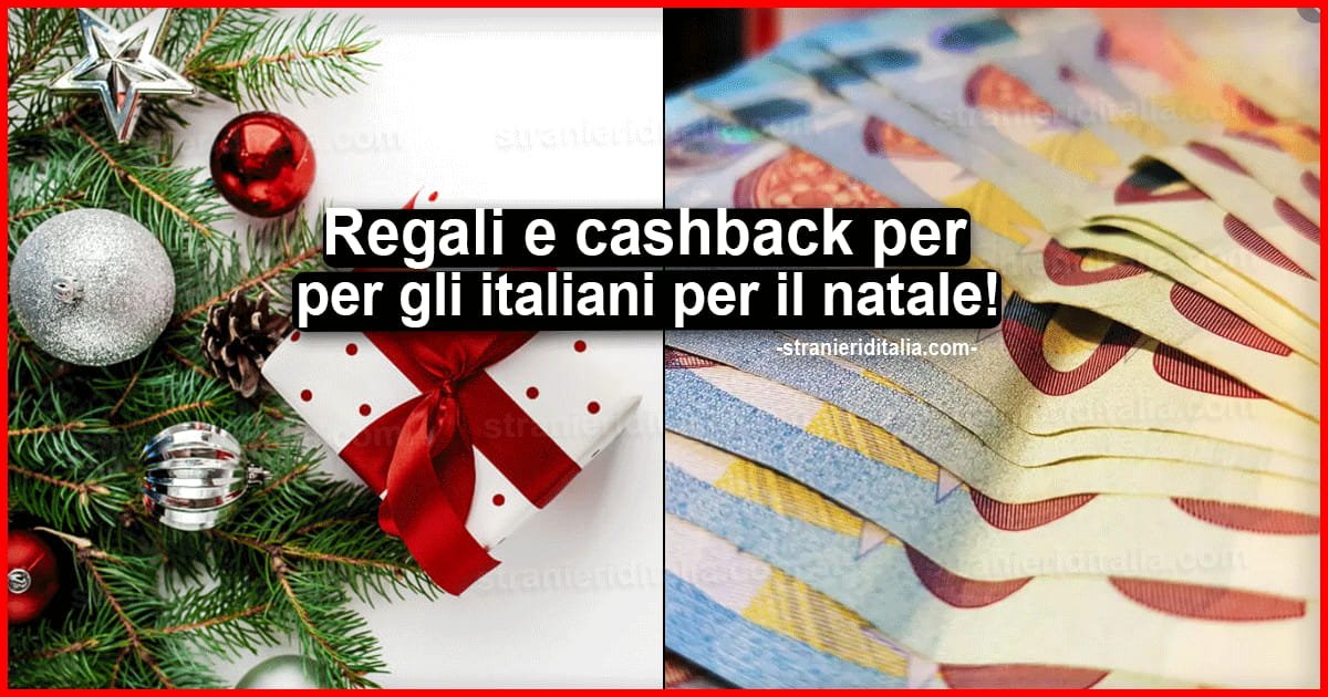 Bonus Natale 2020: regali e cashback per gli italiani