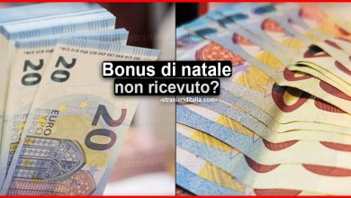 Bonus di natale 2020 non ricevuto? Ecco cosa fare