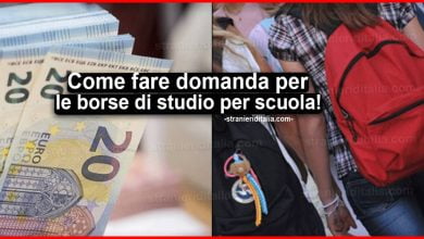 Borse di studio per scuola di primo e secondo grado, università e ITS