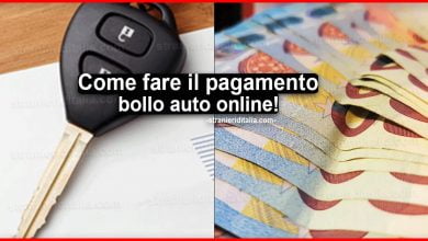 Come fare il pagamento bollo auto online