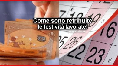 Come sono retribuite le festività lavorate