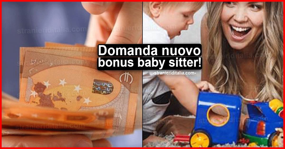 Bonus INPS fino a 2000 euro per baby-sitting