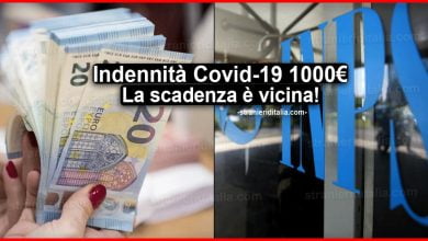 Indennità Covid-19 1000 euro: la scadenza è vicina