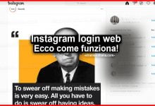 Instagram login web: Ecco come funziona