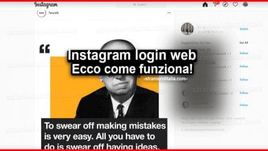 Instagram login web: Ecco come funziona