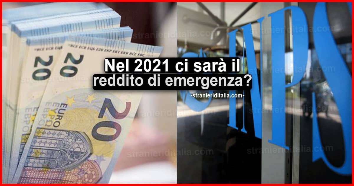 Nel 2021 ci sarà il reddito di emergenza