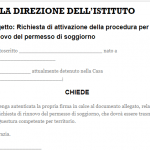 RINNOVO PERMESSO DI SOGGIORNO A DETENUTI