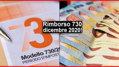 Rimborso 730 dicembre 2020 ecco a chi spetta