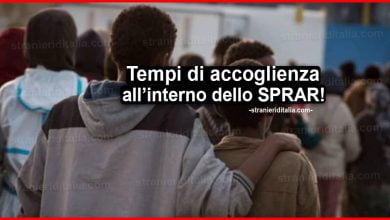 SPRAR: Tempi di accoglienza dei rifugiati