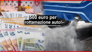 500 euro per rottamazione auto e moto