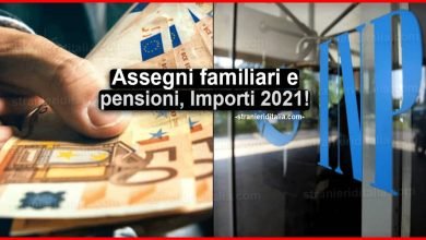 A chi spettano gli Assegni familiari e pensioni 2021