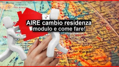 AIRE cambio residenza nel 2021: modulo e come fare