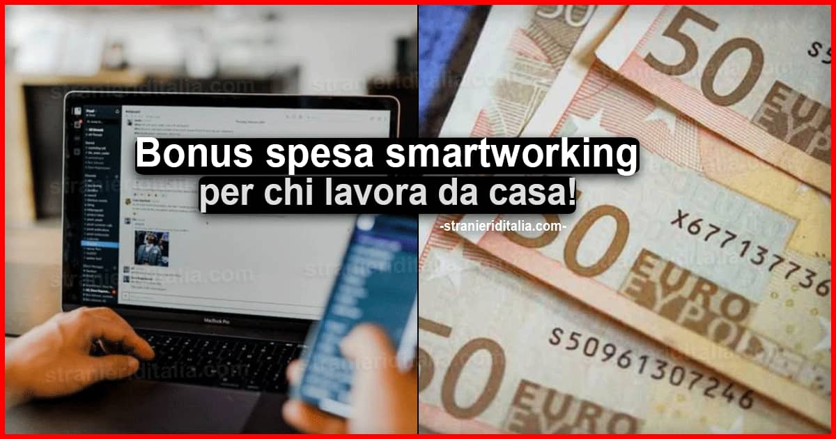 Bonus spesa smartworking 2021: incentivo per chi lavora da casa