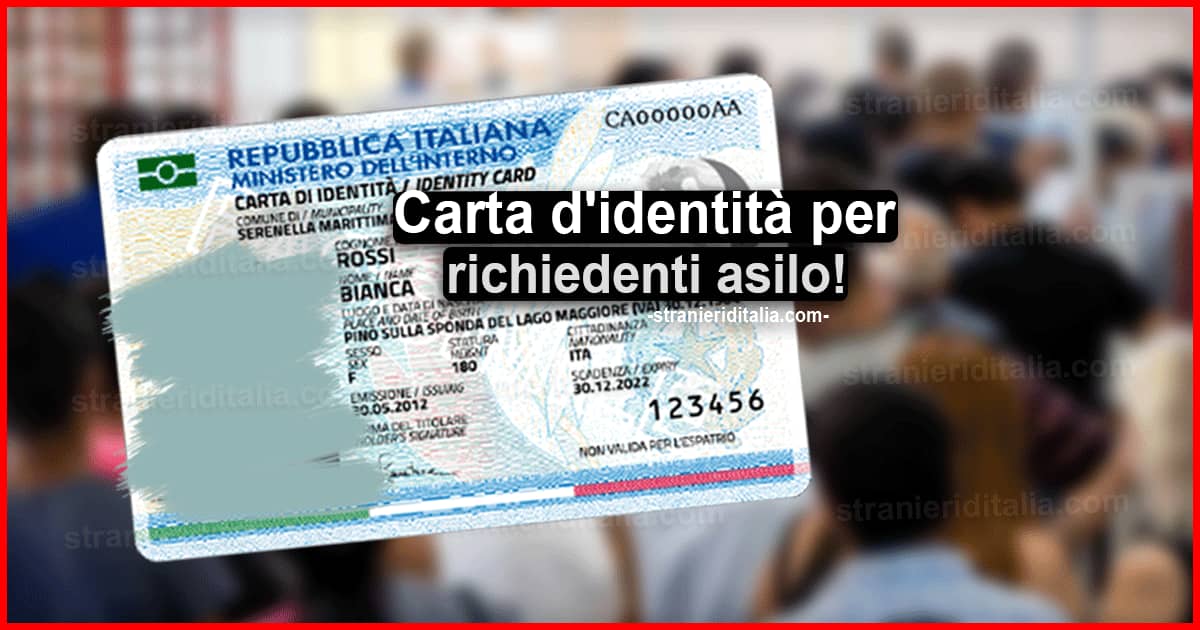 Carta d'identità per richiedenti asilo