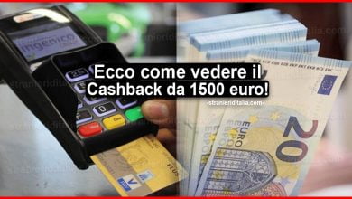 Come vedere il Cashback da 1500 euro: ecco la classifica