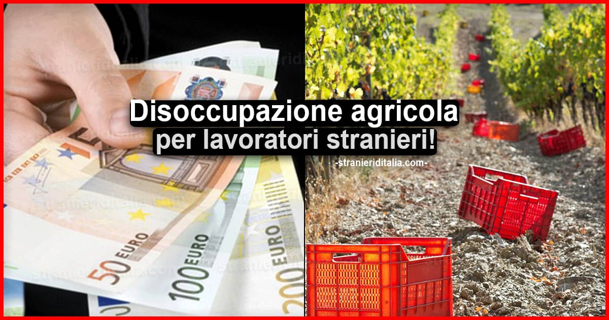 Disoccupazione agricola per lavoratori stranieri in Italia
