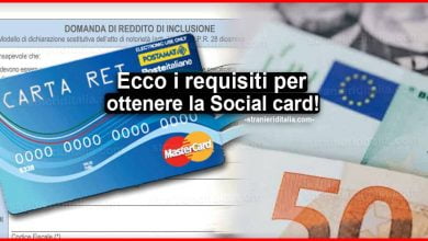 Isee social card 2021: I requisiti