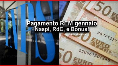 Pagamento REM gennaio 2021: ecco le date per RDC, pensioni, Naspi e bonus