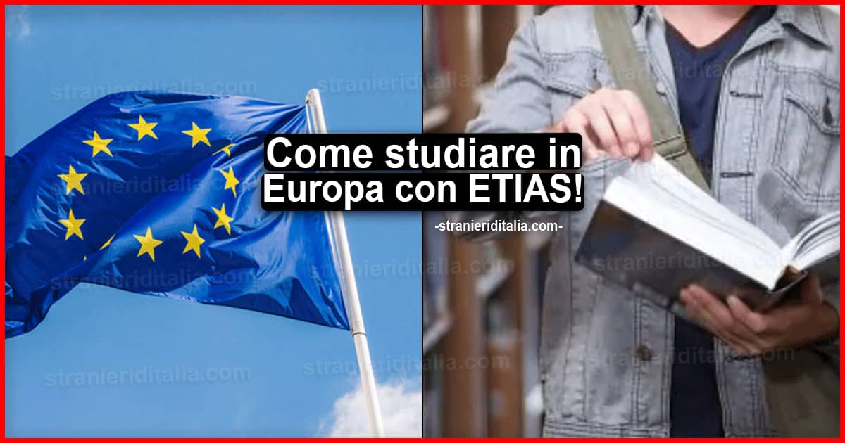 Posso studiare in Europa con ETIAS
