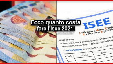 Quanto costa fare l'Isee 2021