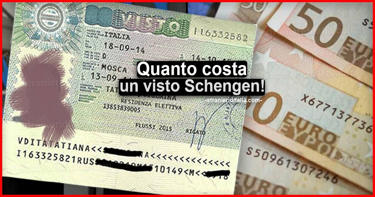 Quanto costa un visto Schengen