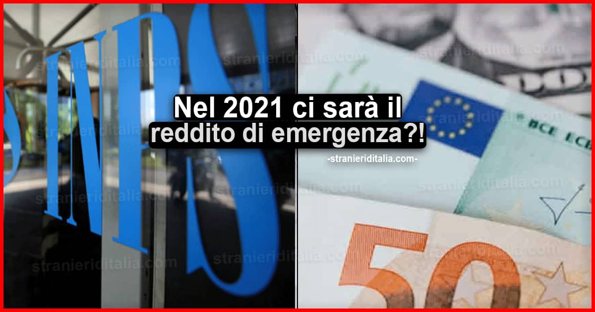 Reddito di emergenza, Naspi e pensioni 2021