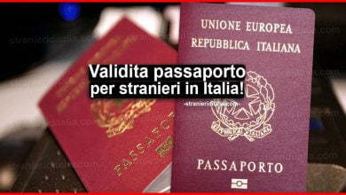 Validita passaporto italiano per stranieri in Italia