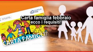 Carta famiglia febbraio 2021: ecco i requisiti