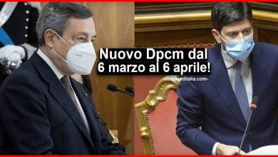 Nuovo Dpcm dal 6 marzo al 6 aprile, restrizioni a Pasqua