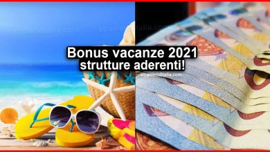 Richiesta Bonus vacanze 2021: strutture aderenti