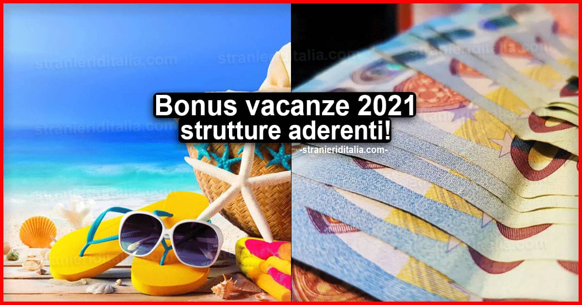 Richiesta Bonus vacanze 2021: strutture aderenti