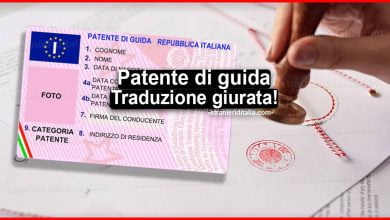 Traduzione patente di guida (traduzione giurata)