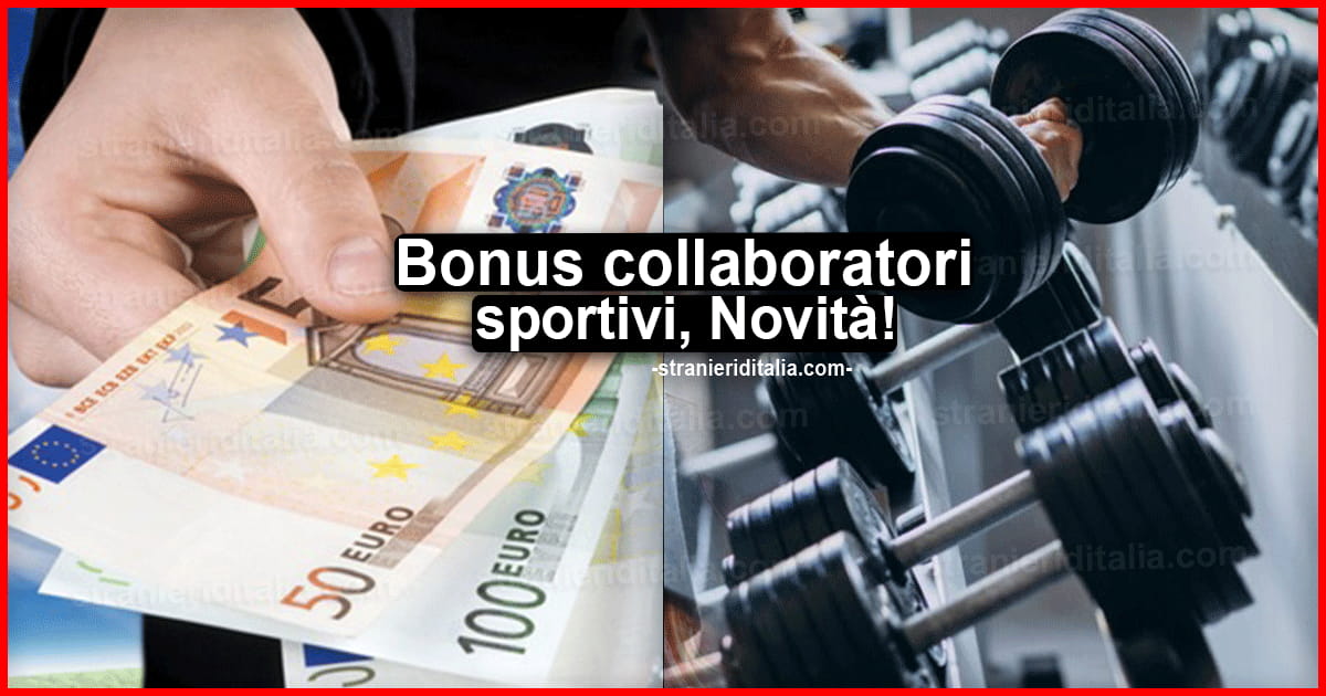 Draghi bonus collaboratori sportivi!
