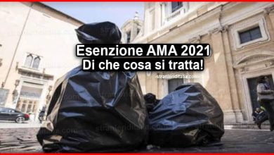 Esenzione AMA 2021 (Comune di Roma): Di che cosa si tratta