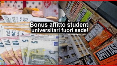 Bonus affitto studenti universitari