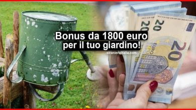 Bonus verde da 1800 euro per il tuo giardino. Senza ISEE