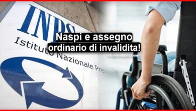 Naspi e assegno ordinario di invalidita sono incompatibili